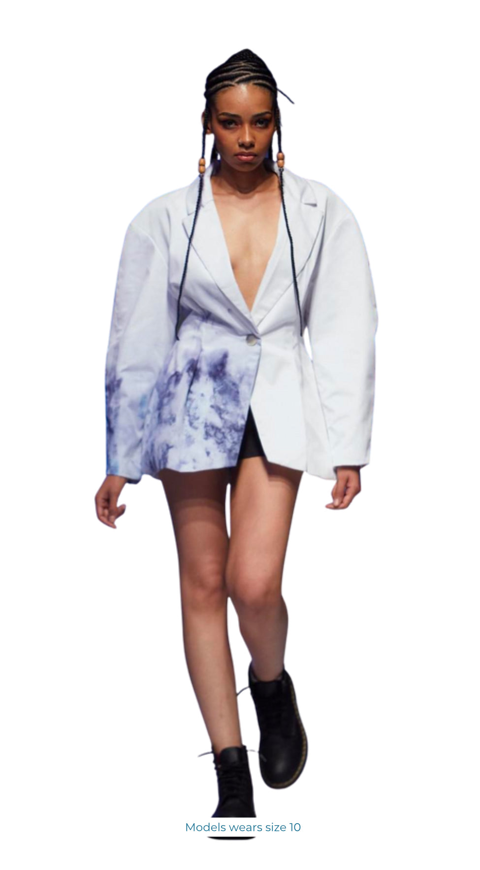 Veste teinte à la glace